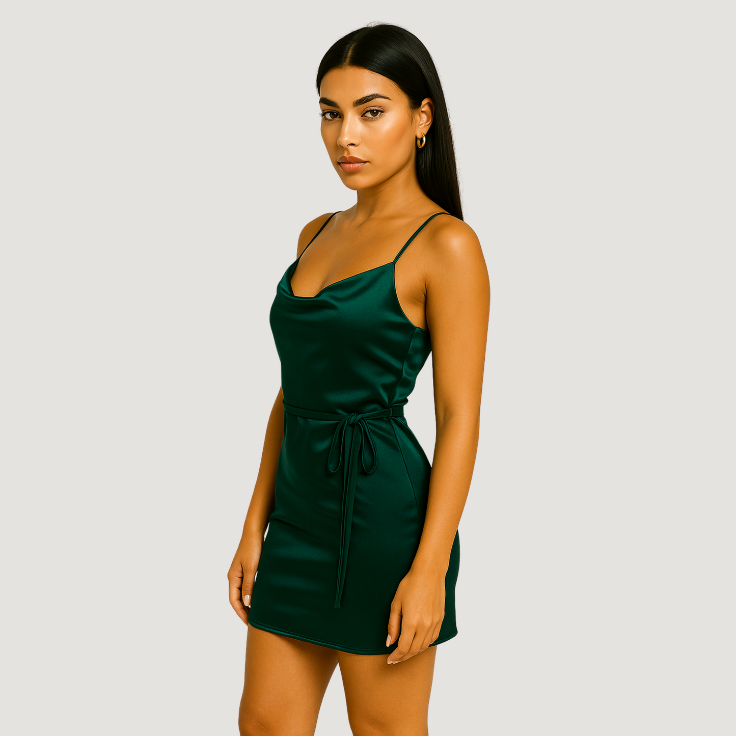 After Hrs Viridian Mini Dress.