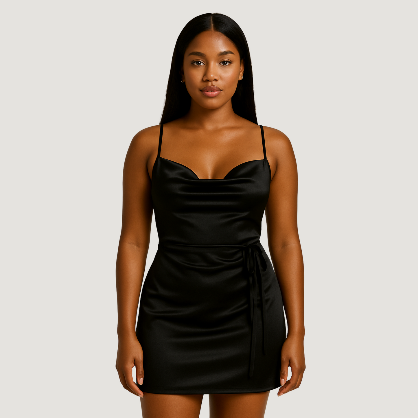 After Hrs Black Mini Dress.