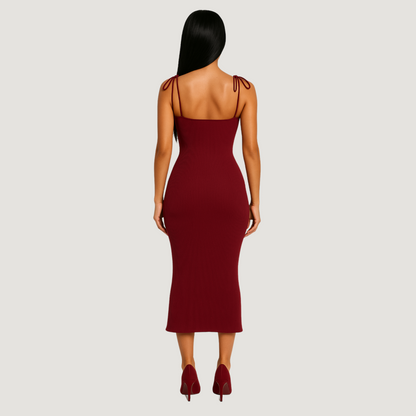 Hawaii Cherry Midi Dress.