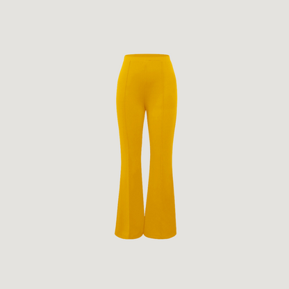 Sahara Yellow Flared Pants.