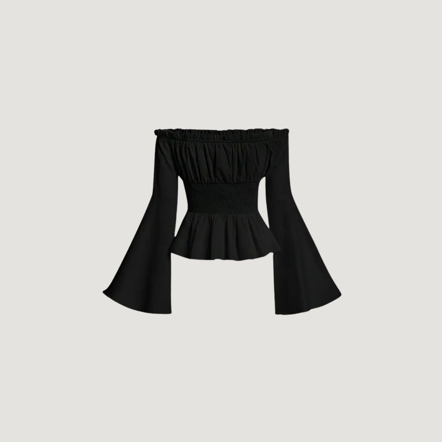 Lelia Black Shoulder Top.