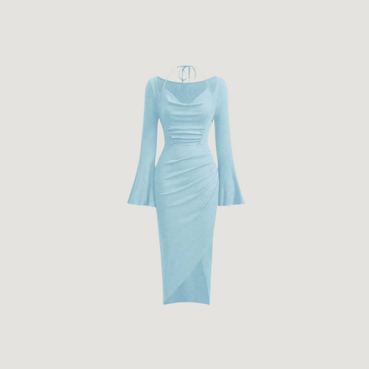 Analissa Light Blue Maxi Dress.