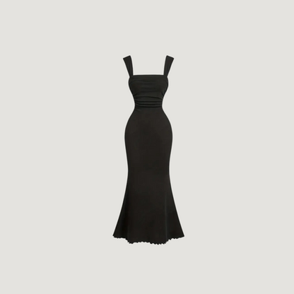 Sawyer Black Midi Dress.