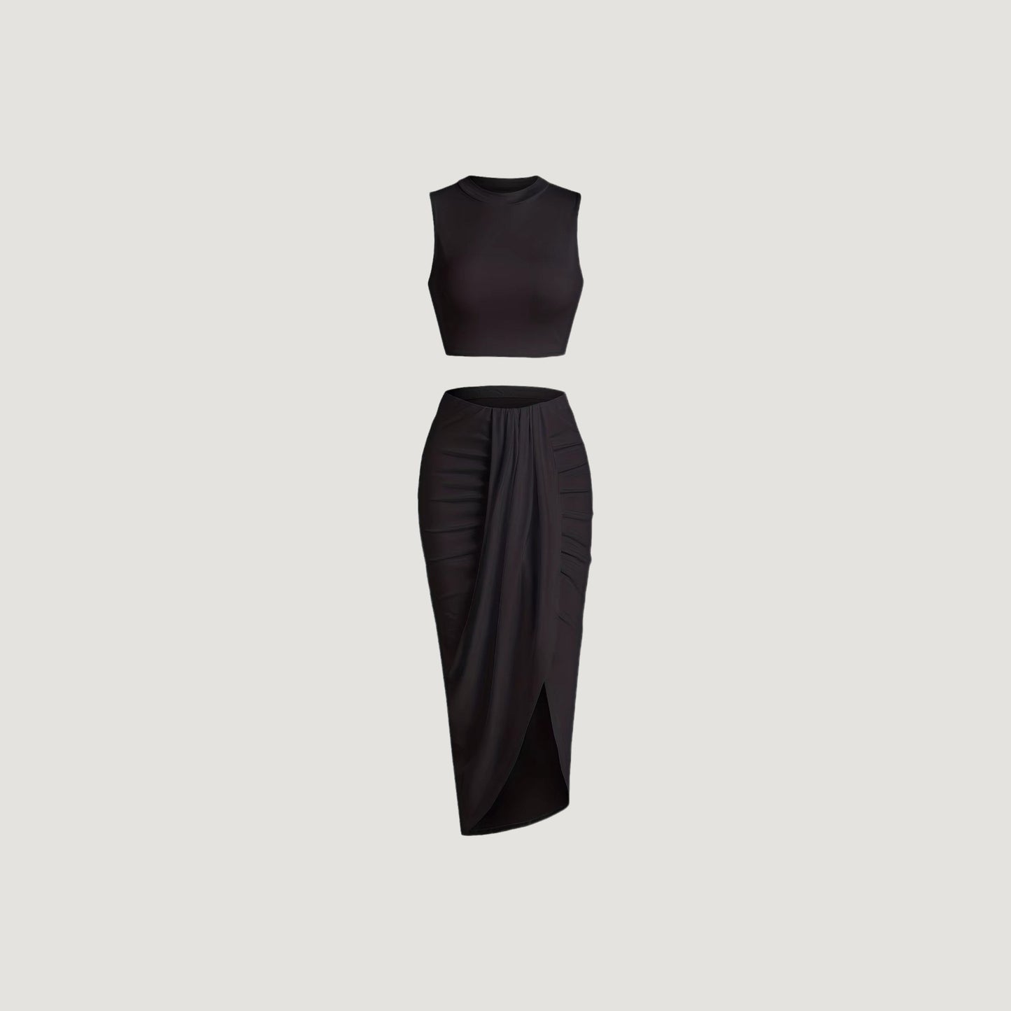 Geneve Black Maxi Dress.