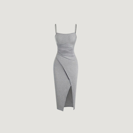 Alayna Grey Midi Dress.