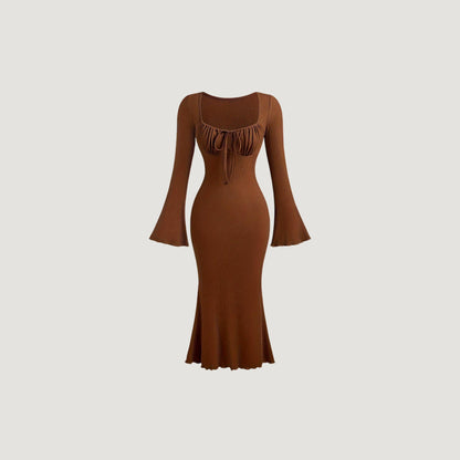 Palme De Coco Brown Maxi Dress.