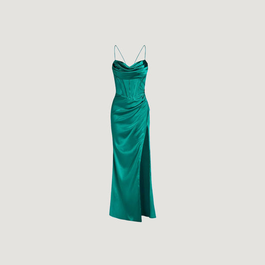 Ishita Emerald Maxi dress.