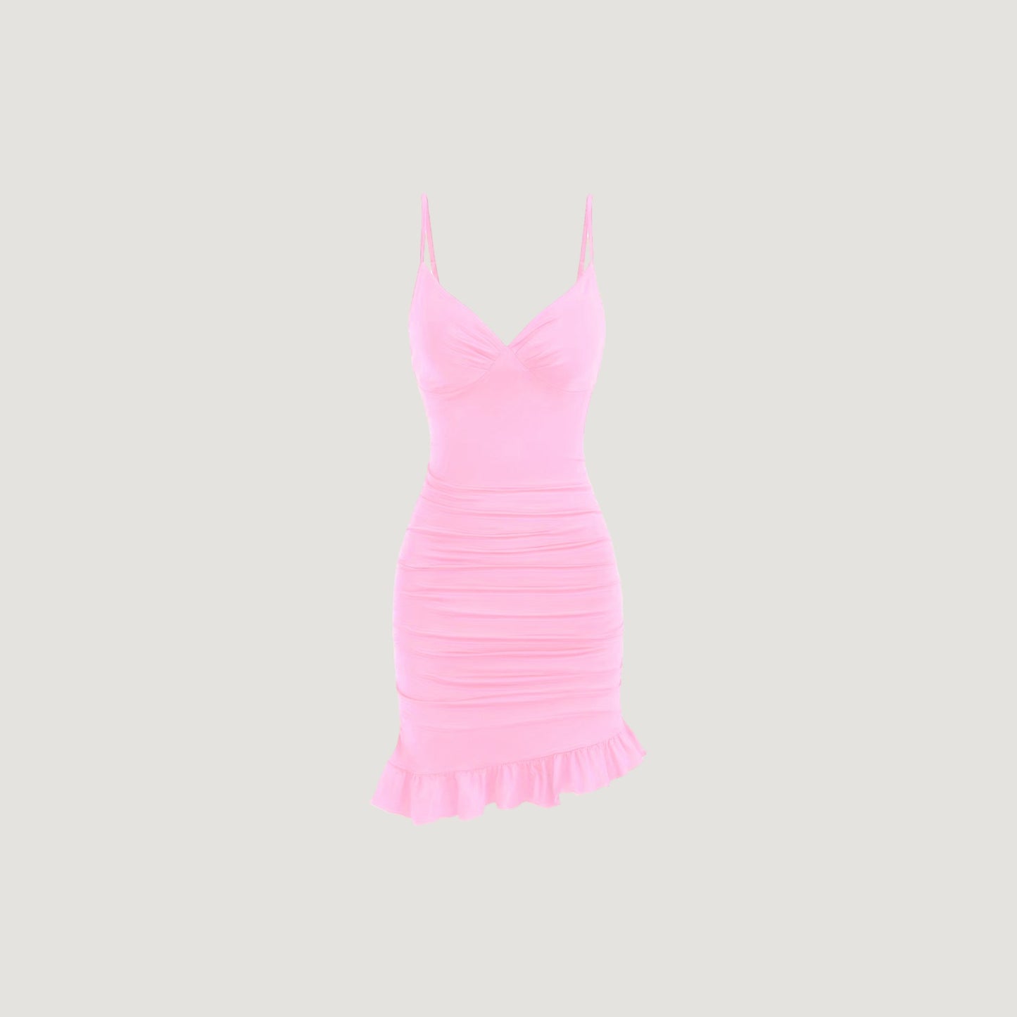 Abelia Rosé Mini Dress.