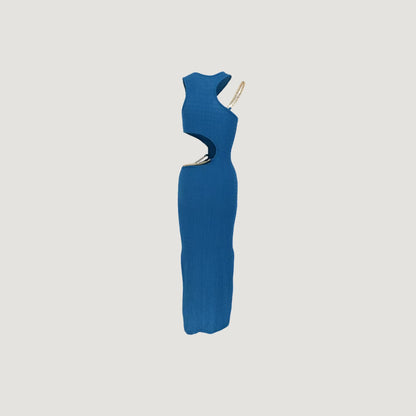 Donna Blue Maxi Dress.