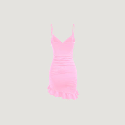 Abelia Rosé Mini Dress.