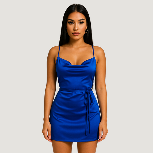 After Hrs Blue Mini Dress.