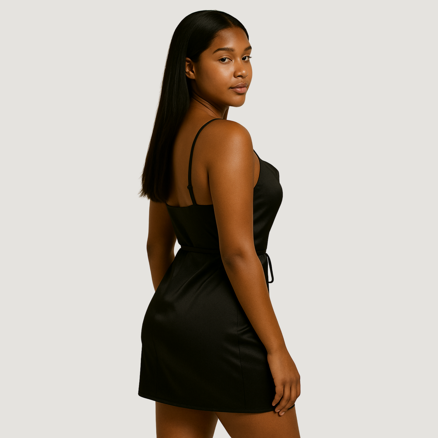 After Hrs Black Mini Dress.