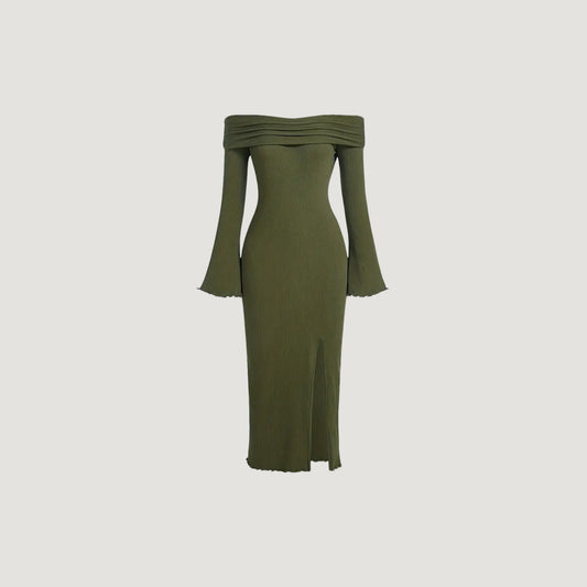 Neomo Khaki Maxi Dress.