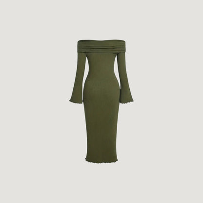 Neomo Khaki Maxi Dress.